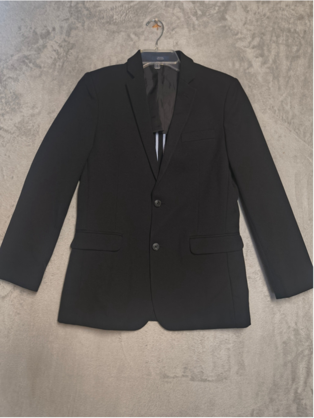 IZOD Boys 2-Piece Suit Jacket Blazer Black Size 18 Regular